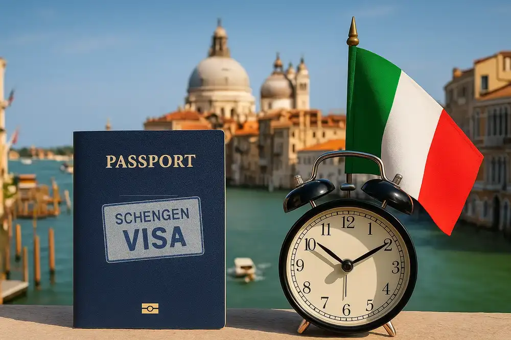 كم تاخذ وقت فيزا إيطاليا