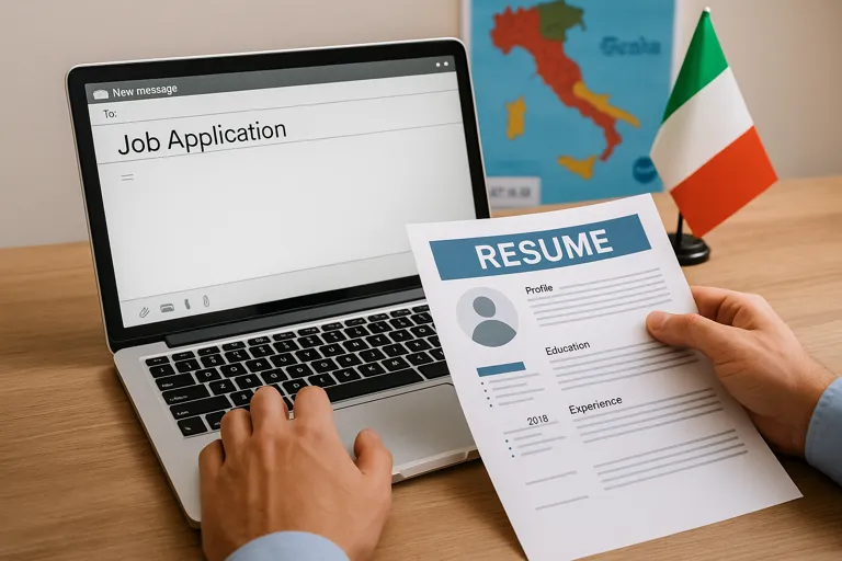 كيف اتواصل مع ارباب العمل في ايطاليا